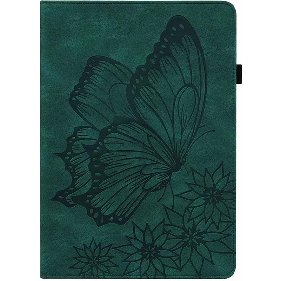 Θήκη για Lenovo Tab M9, Wallet Pen Slot, butterflies, καφέ