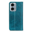 θήκη με πτερύγιο για Motorola Moto G04 / G24 / G24 Power, Split Leather, πράσινη