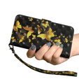 Θήκη με πτερύγιο για Xiaomi Redmi Note 8 Pro, Wallet Butterfly, χρυσή