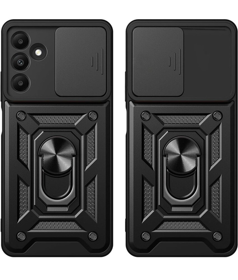 Θήκη για Samsung Galaxy M15 5G, CamShield Slide, μαύρη