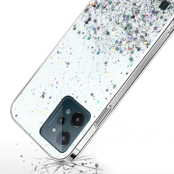 Θήκη για Realme C31, Glittery, διαφανής