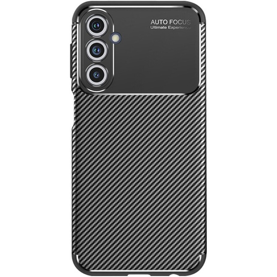 Θήκη για Samsung Galaxy M34, Carbon Gel, μαύρη