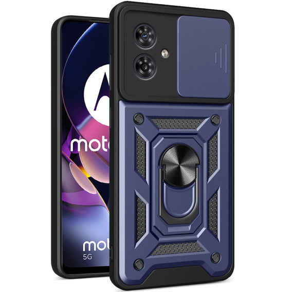 Θήκη για Motorola Moto G54 5G, CamShield Slide, μπλε