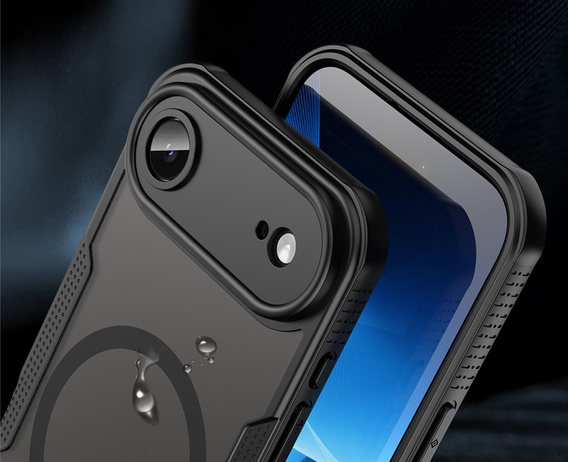 Θωρακισμένη θήκη για iPhone Air, για MagSafe, μαύρο ματ