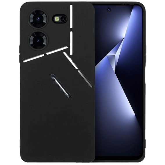 Λεπτή θήκη για Tecno Pova 5 Pro, Slim, μαύρη