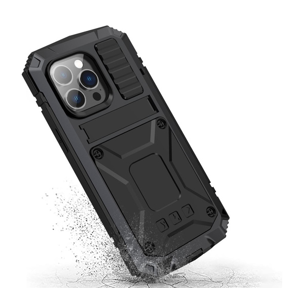 Θήκη για iPhone 14 Pro Max, R-JUST, θωρακισμένη, μαύρη