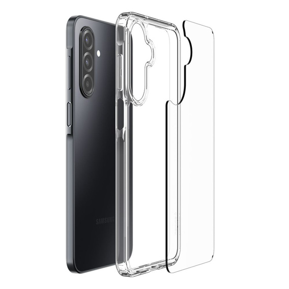 θήκη Spigen για Samsung Galaxy A16 4G / 5G, Ultra Hybrid, διαφανής + μετριασμένο γυαλί 9H