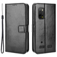 Θήκη με πτερύγιο για Ulefone Armor X10 / X10 Pro, Crazy Horse Wallet, μαύρη