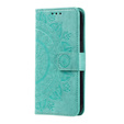 Θήκη με πτερύγιο για OnePlus 12 5G, Mandala, πράσινη
