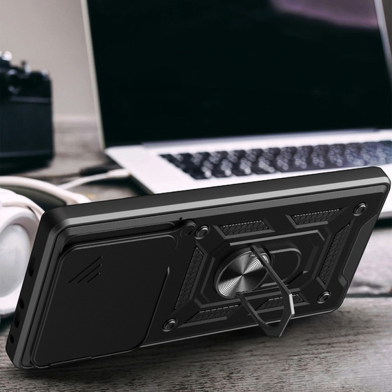 Θήκη για Infinix Note 40 Pro, CamShield Slide, μαύρη