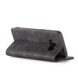 θήκη CASEME για Samsung Galaxy S8, Leather Wallet Case, μαύρη
