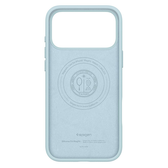 Θήκη Spigen για iPhone 17 Pro, σιλικόνη MagSafe, Mute Blue