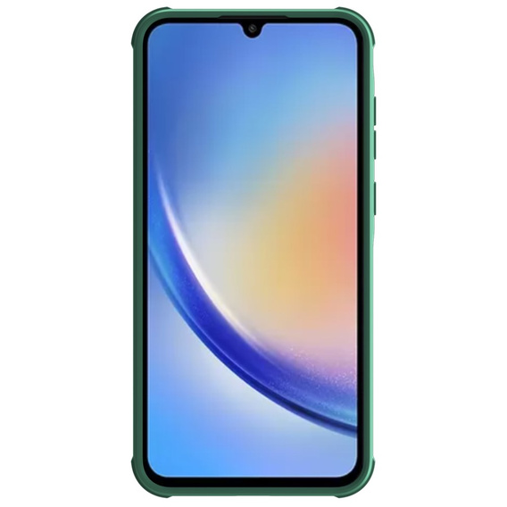 Θήκη για Samsung Galaxy A35 5G, θωρακισμένη Nillkin, CamShield Pro, πράσινη