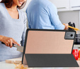 Θήκη για Lenovo Idea Tab 11" 2025 TB336FU TB336ZU, βάση, Smartcase με υποδοχή γραφίδας, ροζ χρυσό
