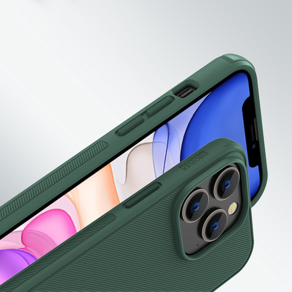 NILLKIN θήκη για iPhone 14 Pro Max, θήκη Super Frosted Shield, πράσινη