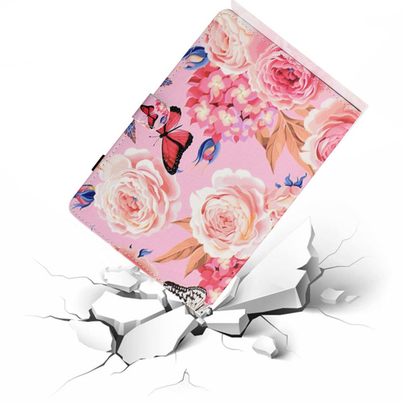 Θήκη για Lenovo Tab M10 Plus 10.6 Gen 3 125F/128F, flowers and butterfly