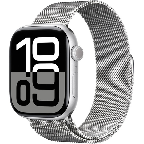 Bransoleta Milanese do Apple Watch 1/2/3/4/5/6/7/8/SE (38/40/41 MM) - Silver