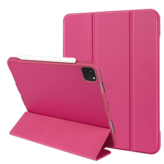 Θήκη για iPad Pro 11 2021/2022, Smartcase με χώρο για γραφίδα, ροζ