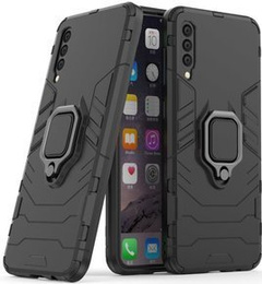 Θήκη για Samsung Galaxy A50, Kickstand Ring, μαύρη