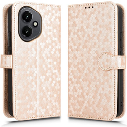 θήκη πτερύγιο για Honor 400 5G, Wallet Rhombus, ροζ