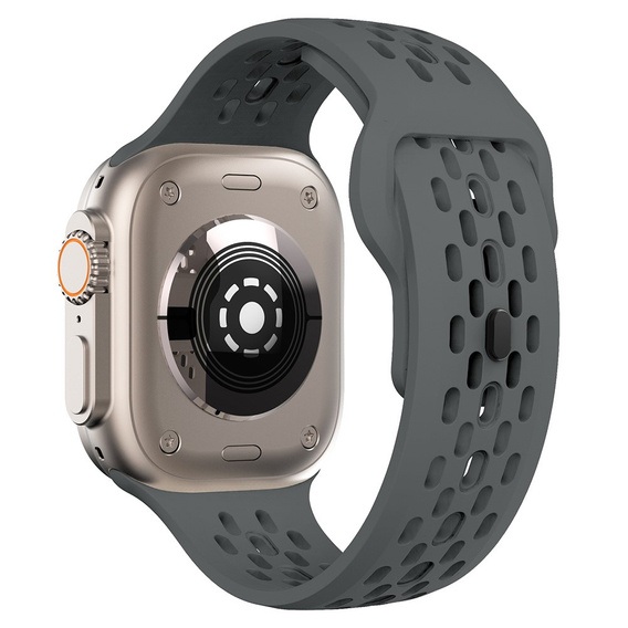 Λουράκι σιλικόνης για Apple Watch 1/2/3/4/5/6/7/8/SE/ULTRA 42/44/45/49MM, Γκρι