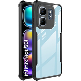 Θήκη για Infinix Hot 50i 4G, AntiDrop Hybrid, μαύρη