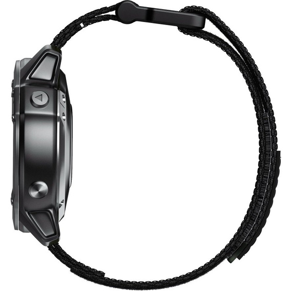 Pasek nylonowy do Garmin Fenix 7/Fenix 6 Pro/Forerunner 935/945/955 22mm, Black