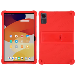 Θήκη σιλικόνης για Xiaomi Redmi Pad SE 11", Impact, θωρακισμένη, κόκκινη
