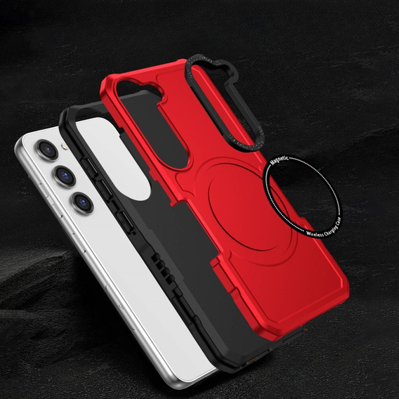 Θήκη για Samsung Galaxy S23 Plus, Protective MagSafe, κόκκινη