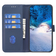 Θήκη με πτερύγιο για Samsung Galaxy A25 5G, BINFEN Wallet, μπλε + γυαλί 9H 