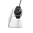 Σταθμός σύνδεσης USB αλουμινίου για Garmin Fenix 7/7S/7X/6/6X/6S, ασημί