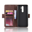 Θήκη με πτερύγιο για Xiaomi Redmi Note 8 Pro, Card Slot, καφέ