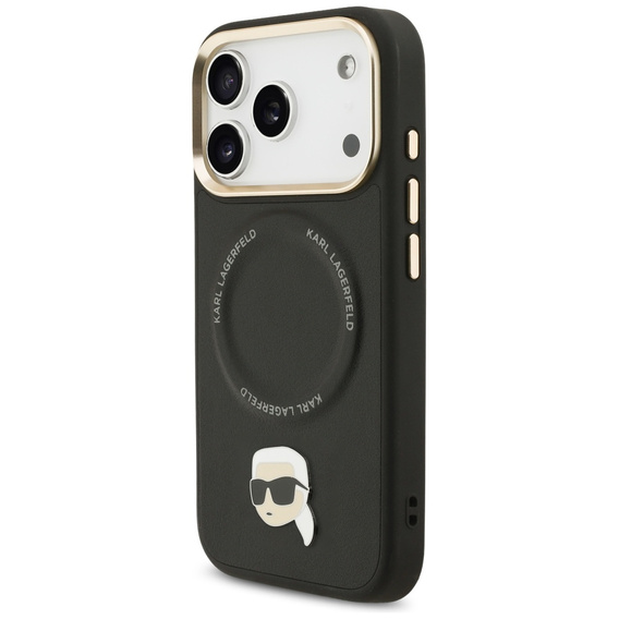 Θήκη Karl Lagerfeld Big Strap Karl Metal Logo MagSafe για iPhone 17 Pro