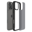 θήκη Spigen για iPhone 16 Pro Max, Ultra Hybrid, μαύρο / ματ + μετριασμένο γυαλί 9H