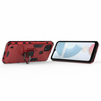 Θήκη για Realme C21, Kickstand Ring, κόκκινη