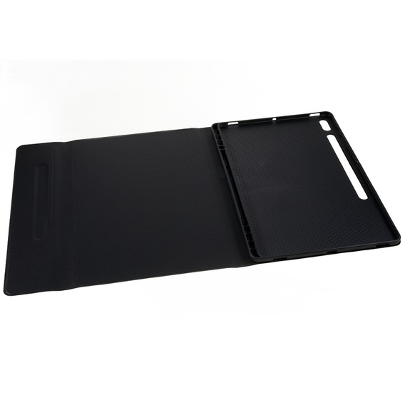 Θήκη + πληκτρολόγιο Galaxy Tab S7+ Plus / S8+ Plus /S7 FE T730 T733, Pen Slot, μαύρη