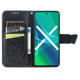 Θήκη με πτερύγιο για Motorola Edge 40, Butterfly, μαύρη