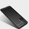 Θήκη για Xiaomi Poco M4 Pro 5G / Redmi Note 11S 5G, Carbon, μαύρη
