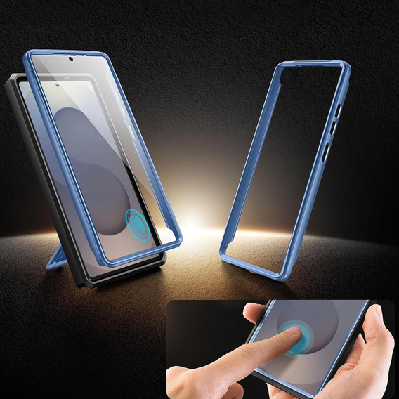 Ανθεκτική θήκη για Samsung Galaxy S25 Ultra – Tongate MECH Series Clip, Μαύρο