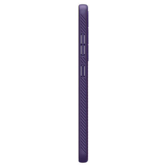 θήκη Spigen για Samsung Galaxy S24, Liquid Air, μωβ + μετριασμένο γυαλί 9H