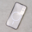 Μαγνητική θήκη MagSafe Dual Glass για Samsung Galaxy S23, χρυσή