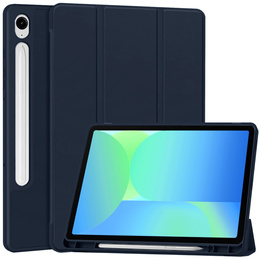 Θήκη για Samsung Galaxy Tab S10 FE+ Plus, Smartcase με χώρο για γραφίδα, σκούρο μπλε
