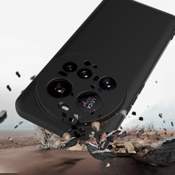 Θήκη για Xiaomi 15 Ultra, Silicone MagSafe, μαύρη