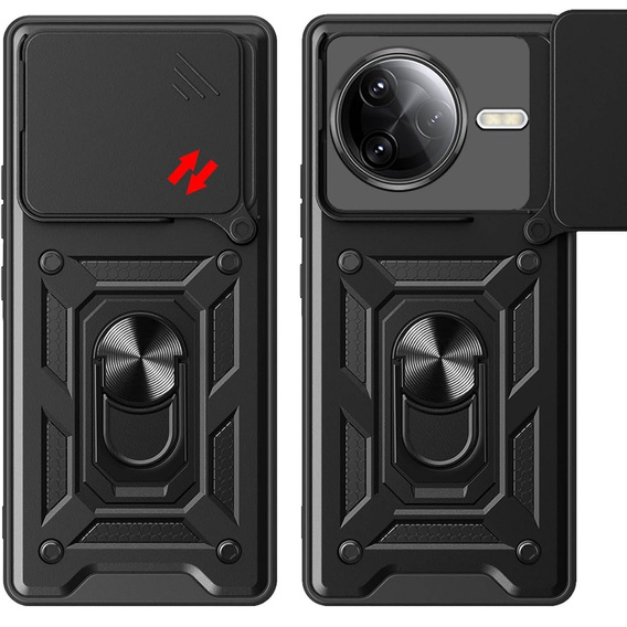 Θήκη για Xiaomi Poco F7 Pro, CamShield Slide, μαύρη