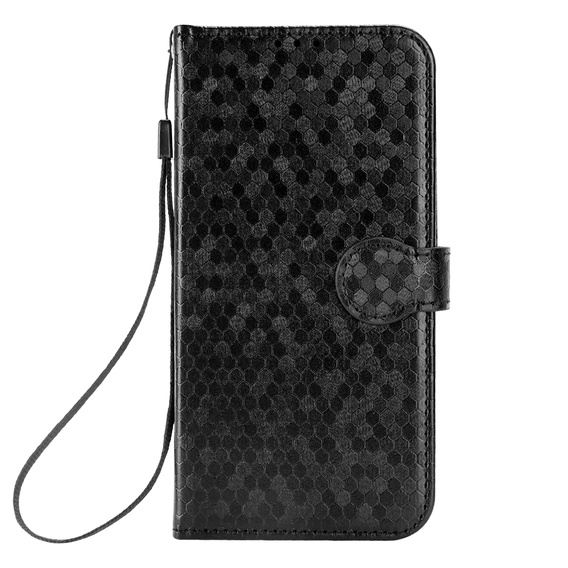 θήκη πτερύγιο για Realme Note 70T 4G, Wallet Rhombus, μαύρη
