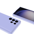 Θήκη για Samsung Galaxy S23 Ultra, Silicone Lite, μωβ