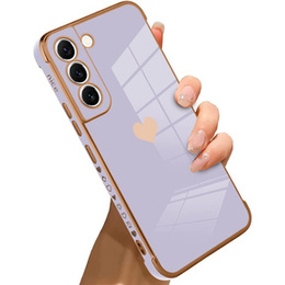 Θήκη για Samsung Galaxy S22, Electro heart, μωβ