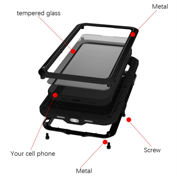 Θήκη με γυαλί ασφαλείας για iPhone 17