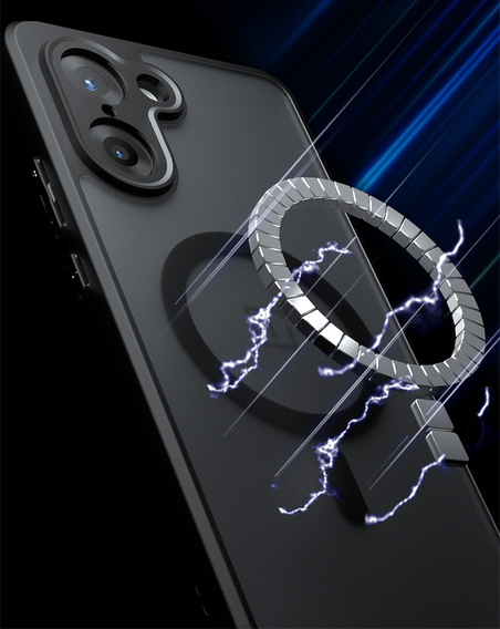Θήκη για OnePlus Nord CE5, για MagSafe, ERBORD Μatt Case, μαύρη