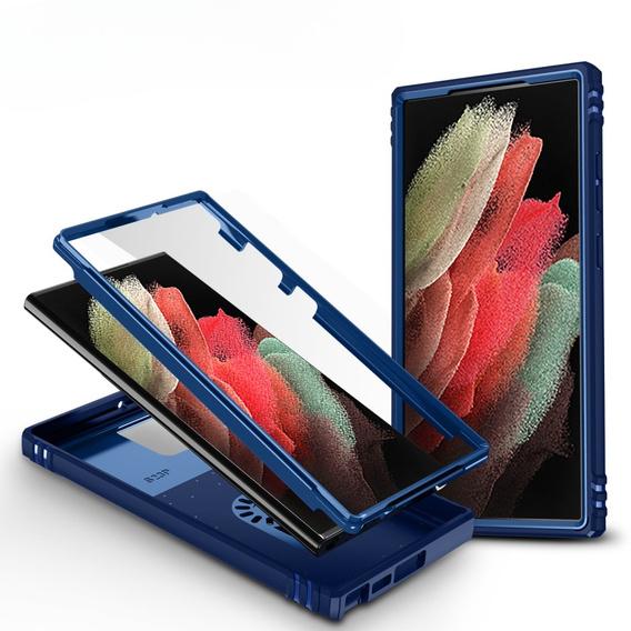Θήκη για Samsung Galaxy S23 Ultra, CamShield Slide, μπλε